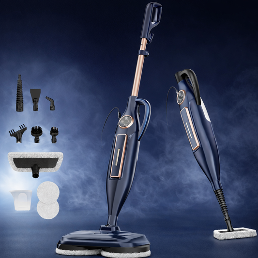 TurboSteam™ – Mop de vapor inteligente 10 en 1 con almohadillas giratorias de 130°C